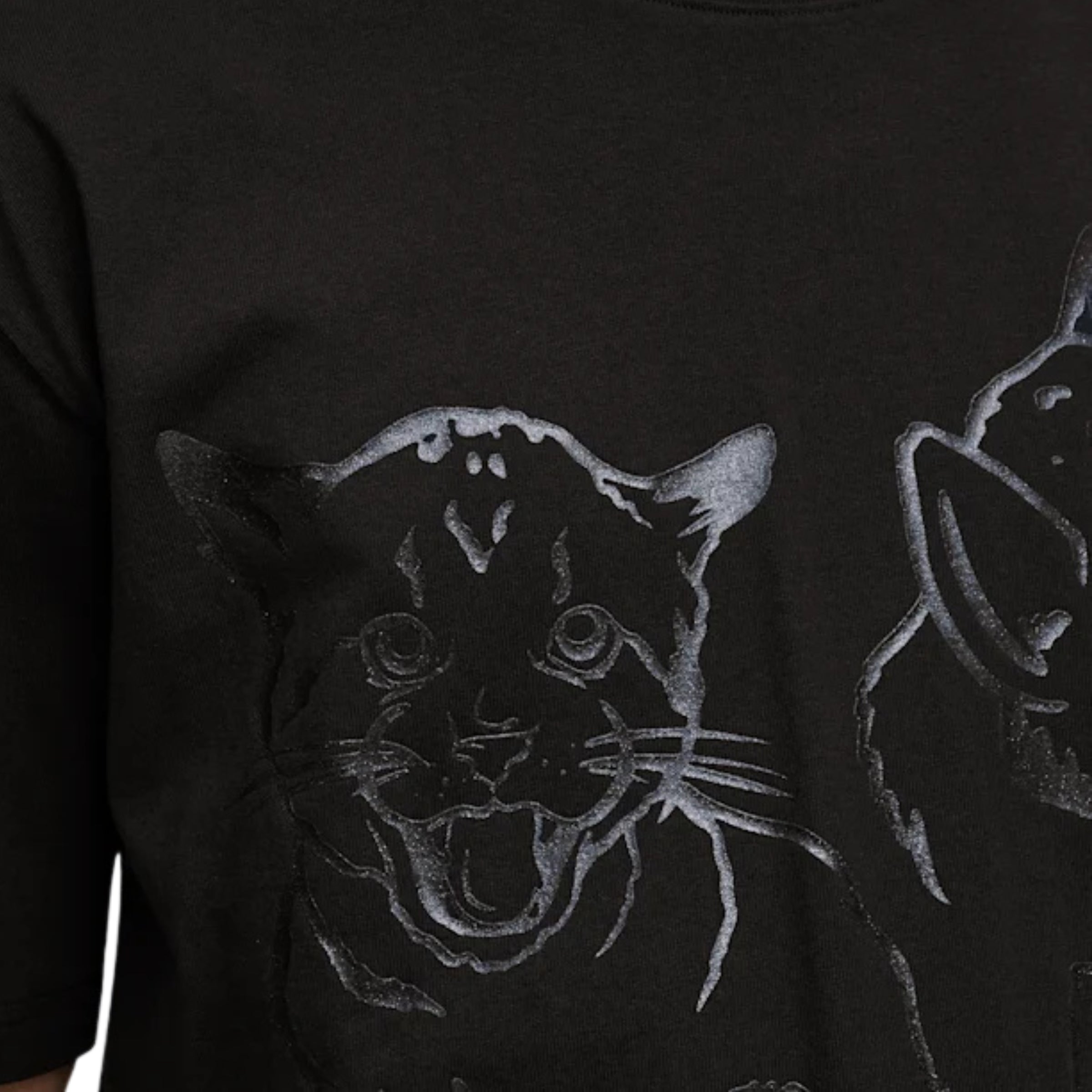 Puma T-Shirt Graphic Itty Bitty Black